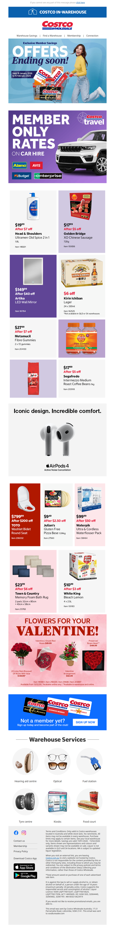 Last week of these in-warehouse deals!