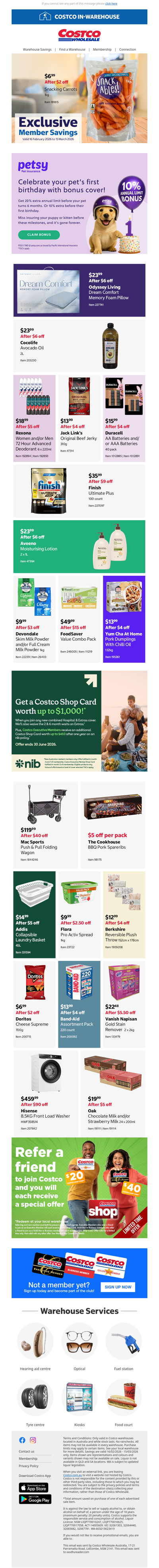 Save on self-care, appliances, homewares and more!