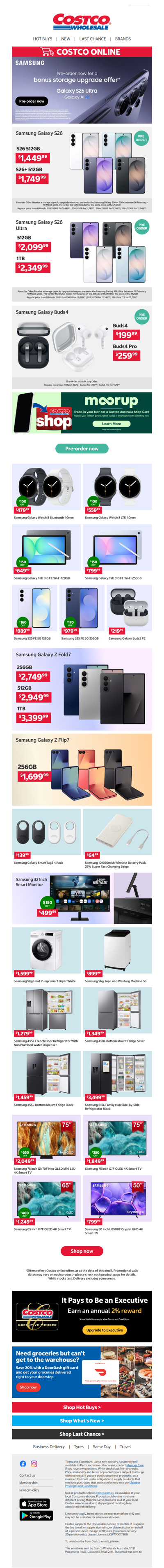 Pre Order the New Samsung Galaxy S26