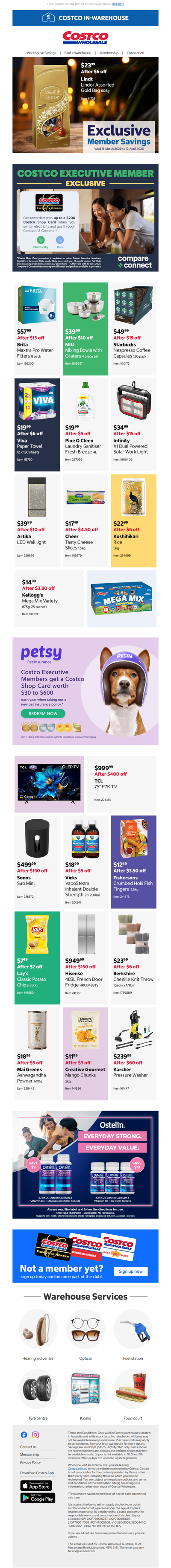 Your warehouse savings start tomorrow