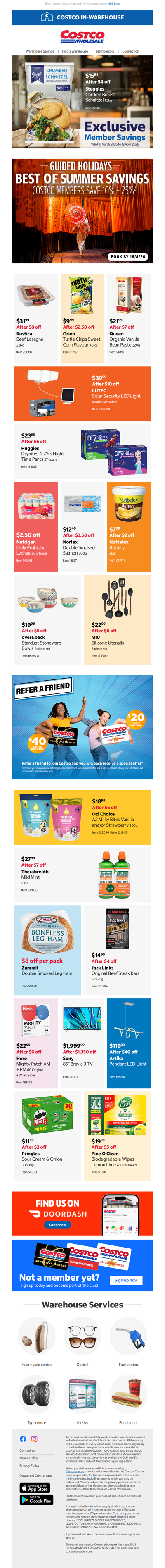 Great savings, all in one place