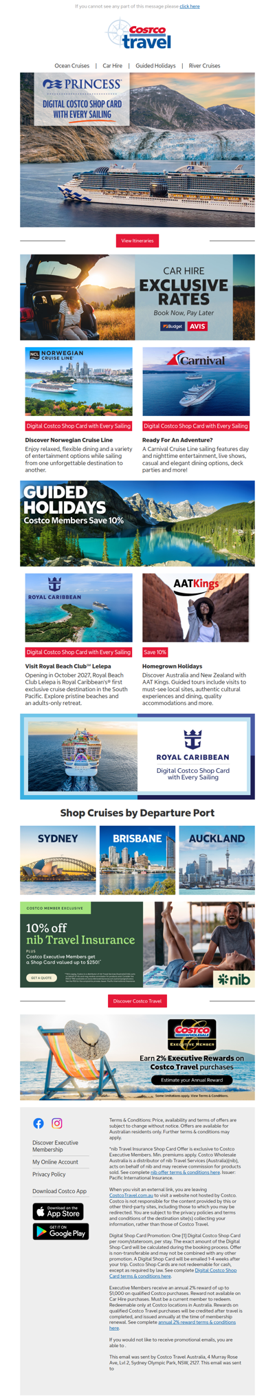 Your next cruise is one click away