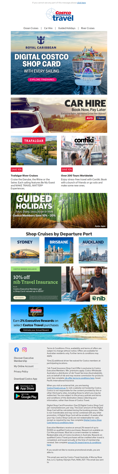 Costco value on your next vacation