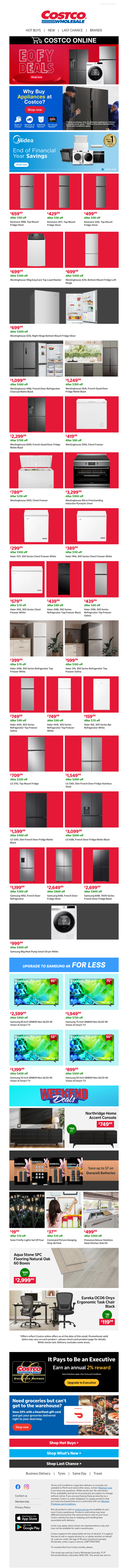 Big EOFY Savings on Appliances + Weekend Deals