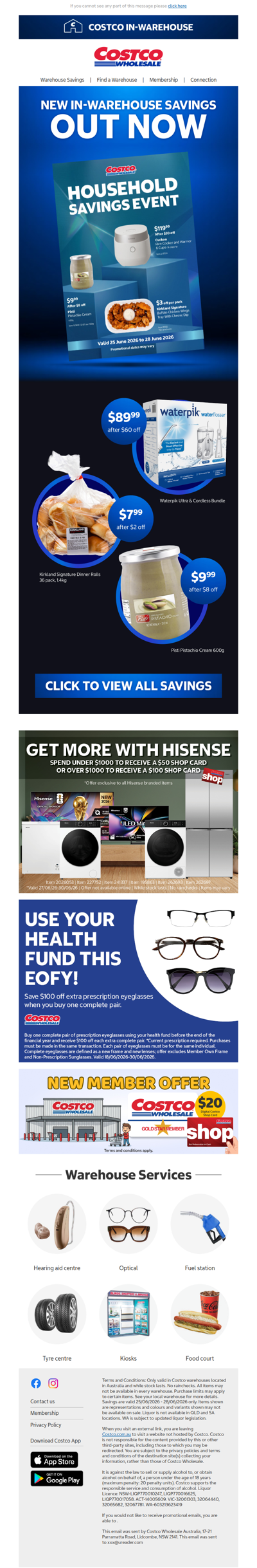 Exclusive Household Savings Now On!