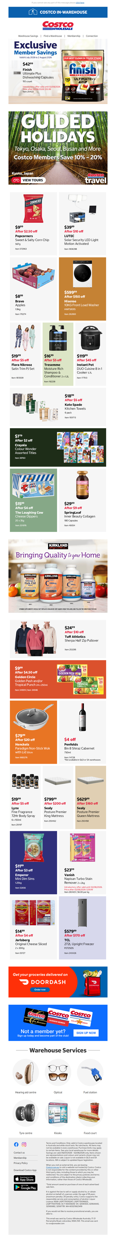 Check out these new warehouse savings! 🛍️