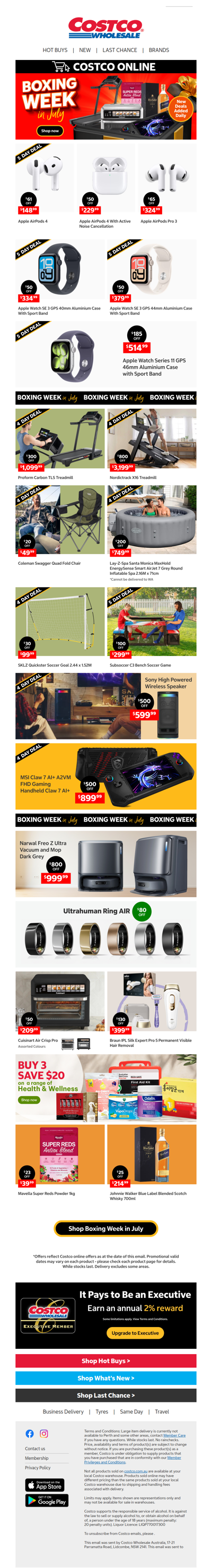 Boxing Week in July Continues
