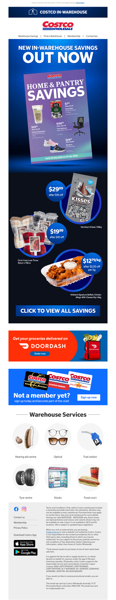 Home & pantry warehouse savings!