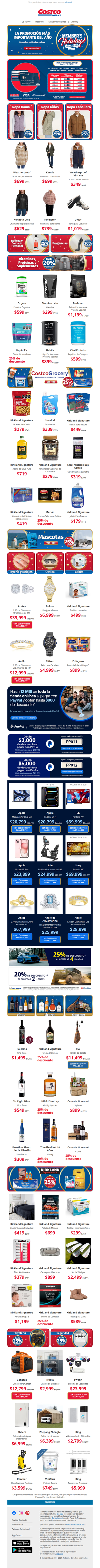 Cupón de Hasta $8,000 Pagando con tu TDC Costco