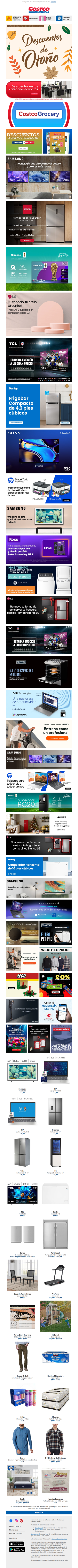 Descuentos en Pantallas, Línea Blanca y Más