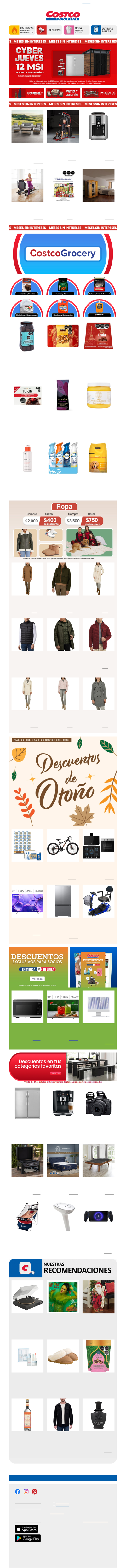 Cyber Jueves 🚨 Sólo Hoy 12 MSI con TDC Costco Banamex