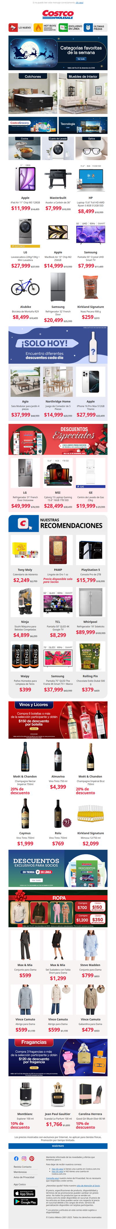 Las Categorías Favoritas de la Semana