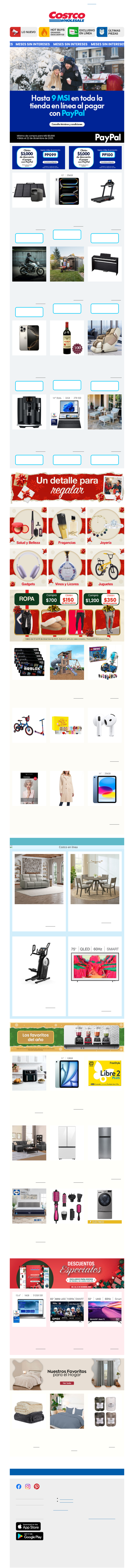 Hasta 9 MSI en Toda la Tienda en Línea al pagar con PayPal 💙📢