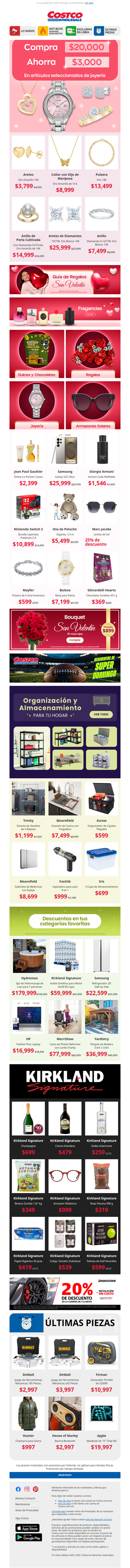 Encuentra el Regalo Perfecto y recibe $3,000 al Comprar $20,000 o más en Joyería