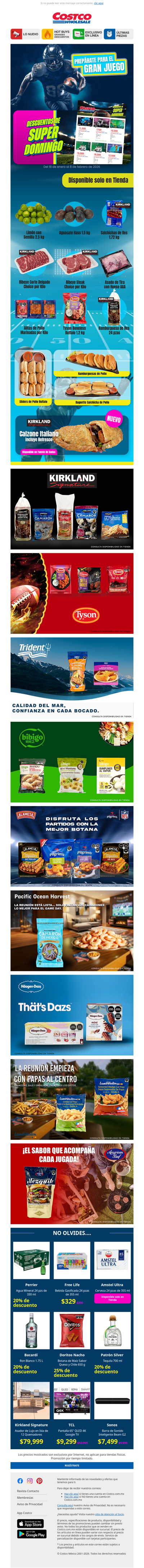 Que no te falte nada para el Gran Juego 🏈