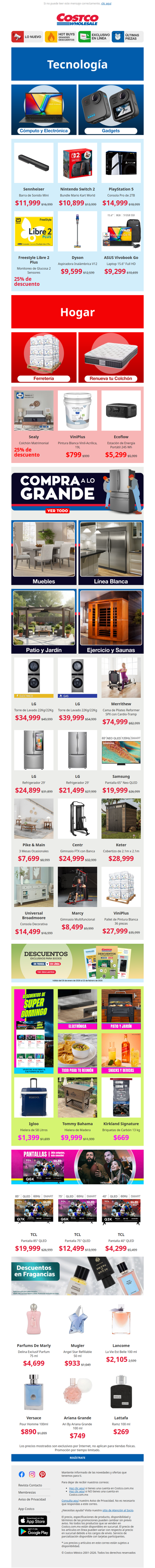 Descuentos en tus Favoritos de Tecnología