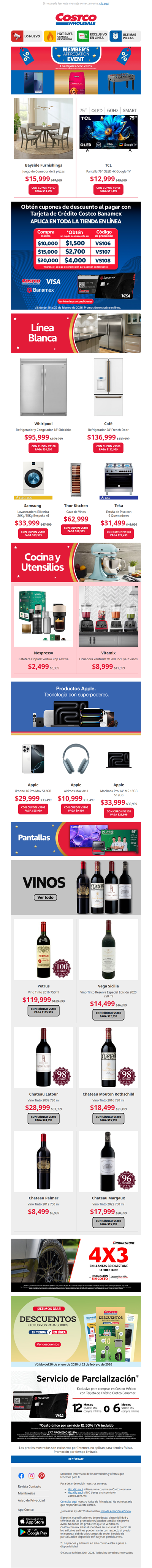 Cupones de Descuento en Línea Blanca y Cocina ❤️ Member's Appreciation Event