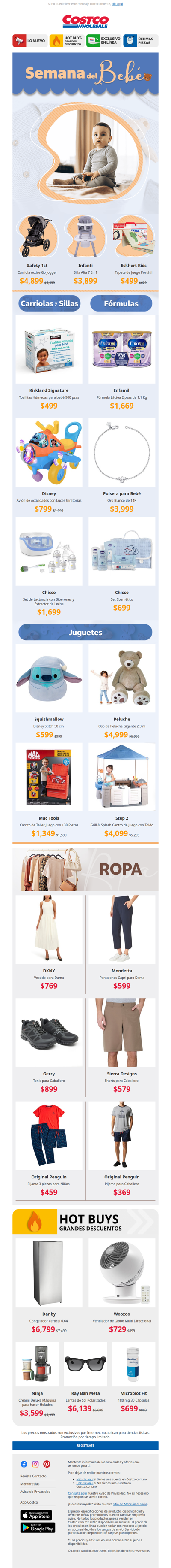 Semana del Bebé en Costco en Línea 🍼🧸