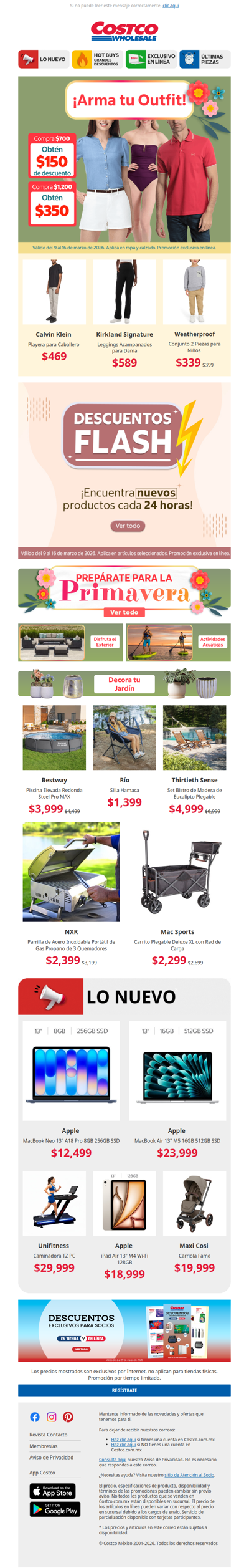 ¡Arma tu Outfit! 👗 Hasta $350 de Descuento en Ropa y Calzado