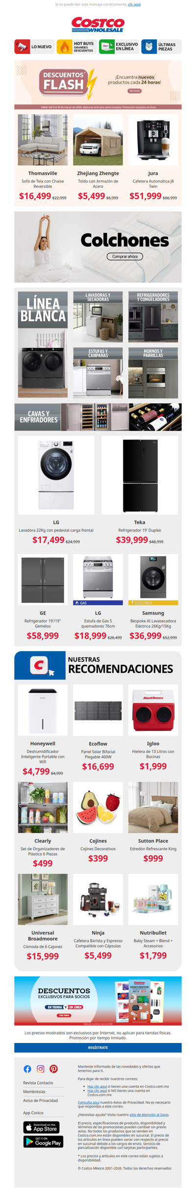 Nuestras Recomendaciones de la Semana + Colchones