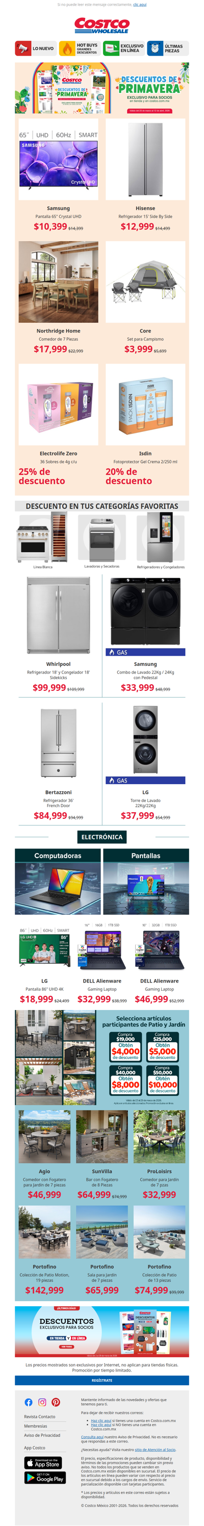 No te Pierdas los Descuentos en tus Cateogrías Favoritas