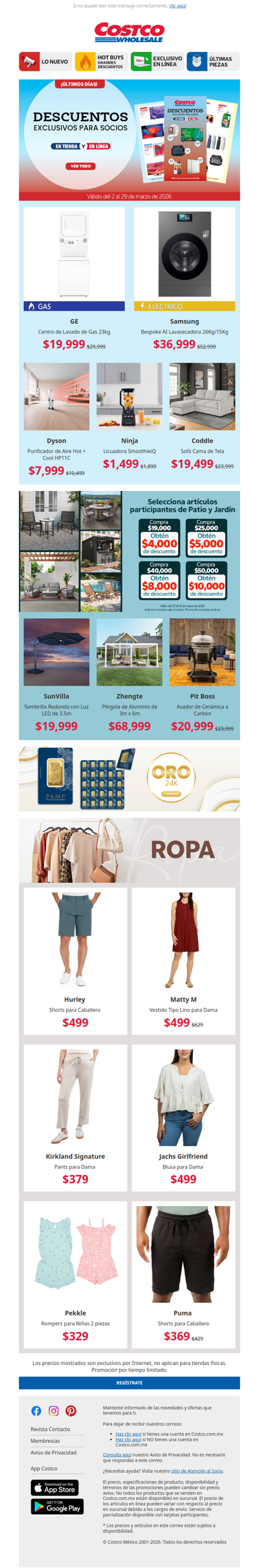 ¡Último Día de los Descuentos Exclusivos para Socios en Tienda y en Línea!