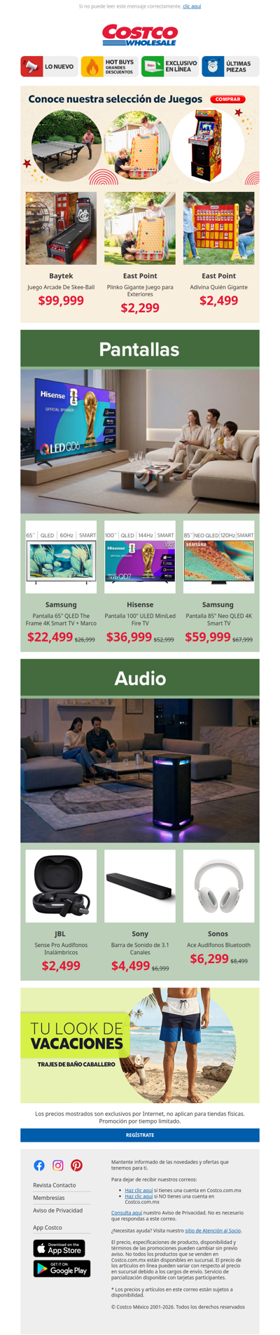 Para Disfrutar en Casa... Pantallas, Audio y Juegos para Exterior 🎲