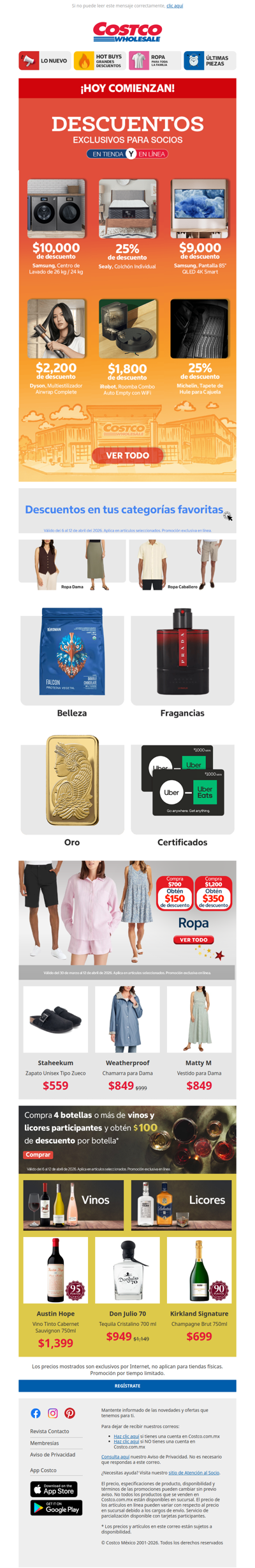 Hoy Comienzan los Descuentos Exclusivos en Tienda y en Línea 🎉