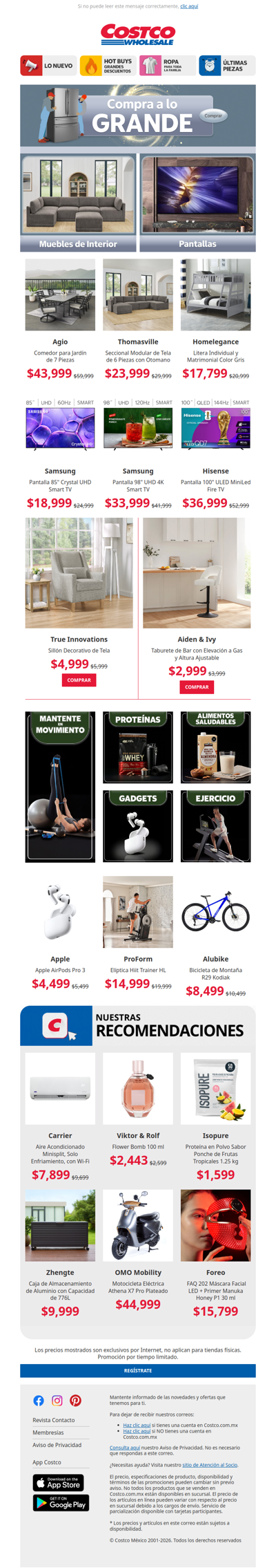 Compra a lo Grande y Recibe de 5 a 10 Días Hábiles