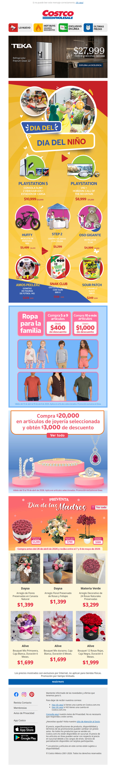 Día del Niño en Costco en Línea 🧸🍭