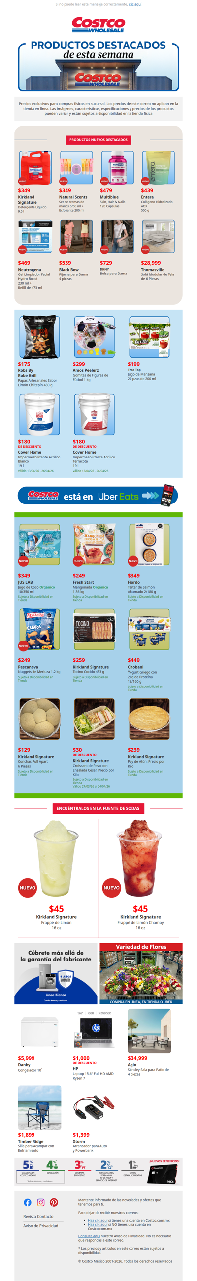 Productos Destacados de esta Semana en Nuestras Sucursales