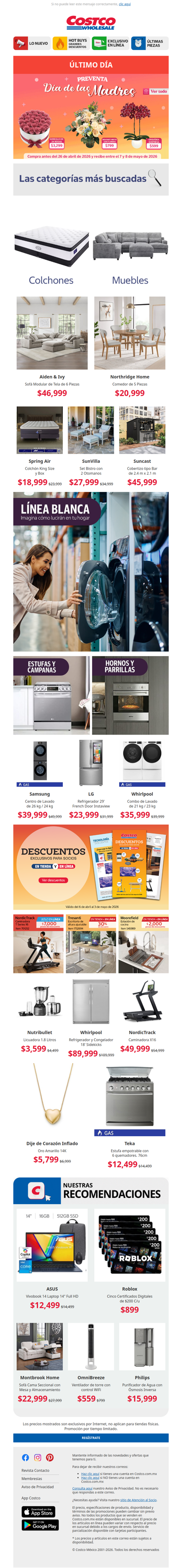 Último Día ¡Sorprende a Mamá! Preventa Día de las Madres 💐