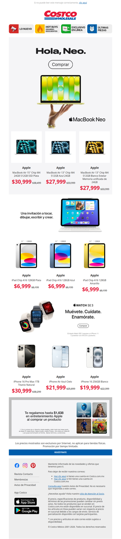 Hola Neo 💛 Amor a Primera Mac