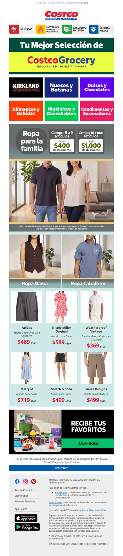 Hasta $1,000 de Descuento en Ropa para la Familia 🤑