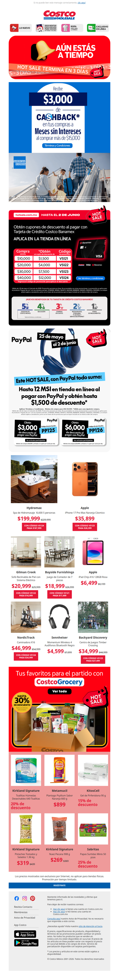 Continúa Hot Sale 🔥 Conoce Nuestras Promociones Bancarias