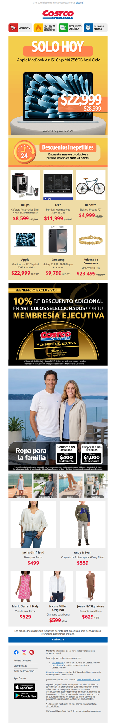 ¡Último Día! 10% de Descuento Adicional con tu Membresía Ejecutiva