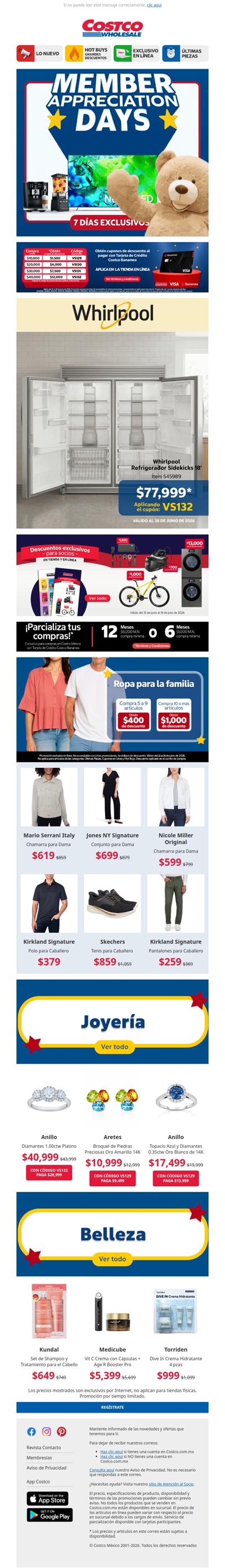 Member Appreciation Days ⭐️ Ropa, Joyería y mucho más con Cupones de Descuento
