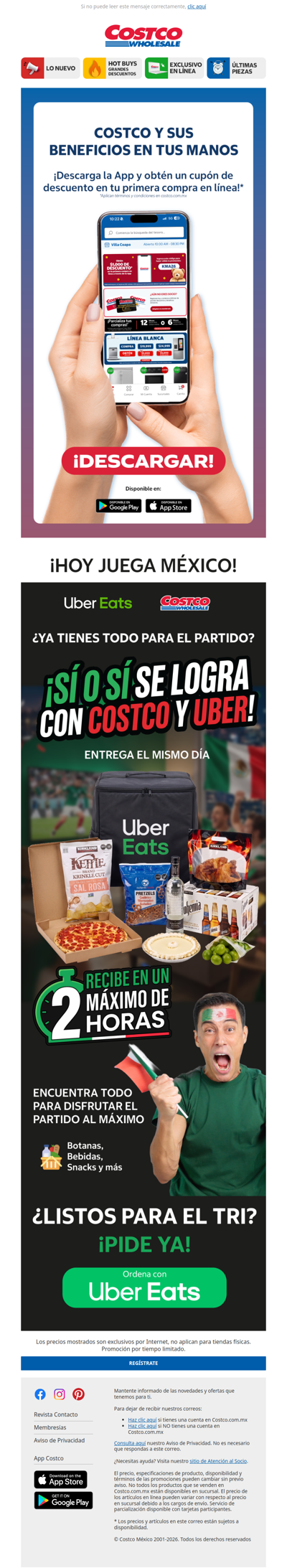 Si o si se Logra con Costco y Uber