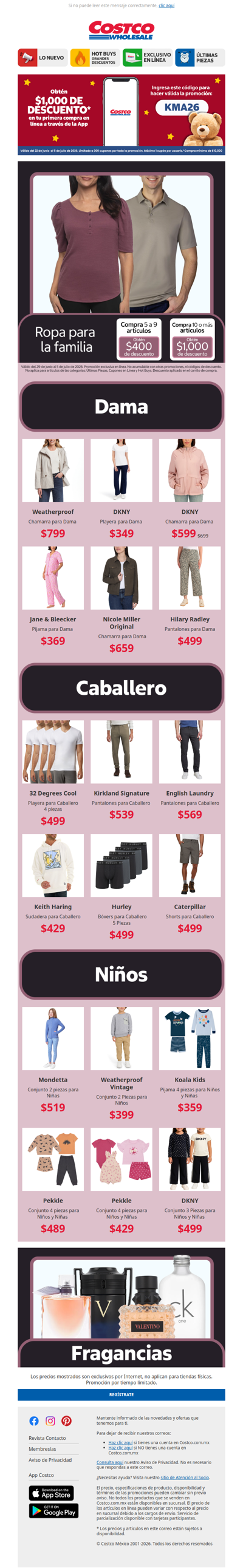 Renueva el Clóset Familiar con Descuentos Exclusivos