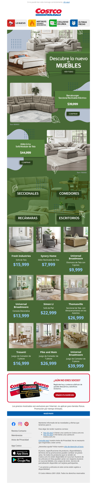 Descubre nuestra Nueva selección de Muebles