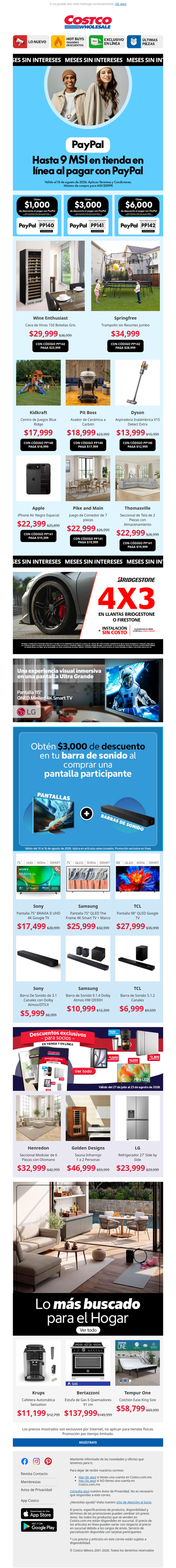 Hasta 9 MSI con PayPal ¡Solo Hoy!