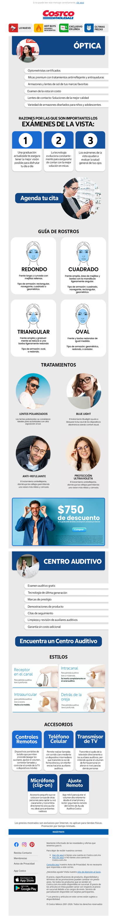 Conoce Nuestros Servicios de Óptica y Centro Auditivo