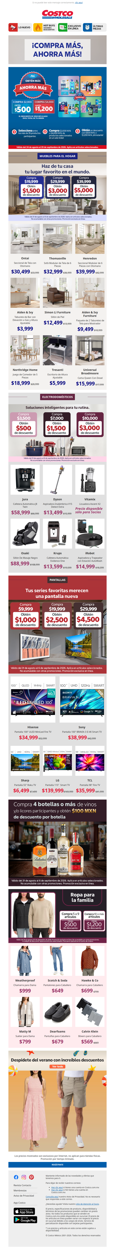Esta Semana Entre Más Compras, Más Ahorras