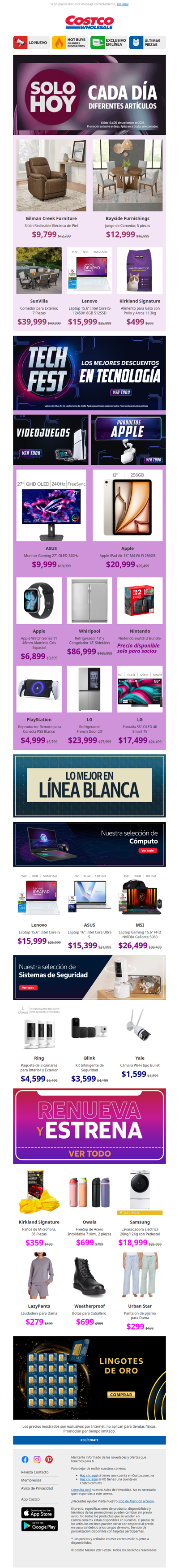 Descuentos en Electrónica, Línea Blanca, Muebles y Más...⭐️