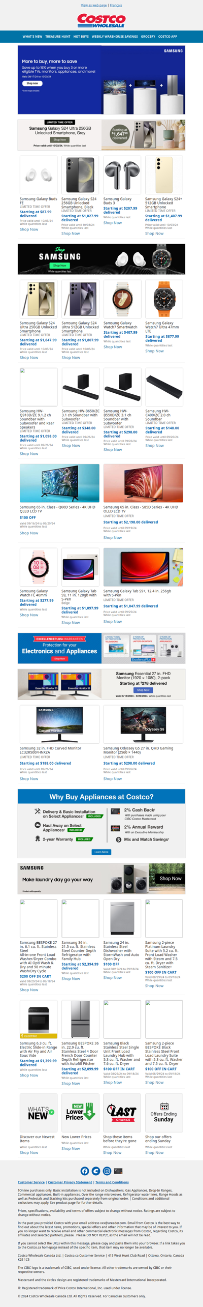 Shop our Collection of Samsung Products