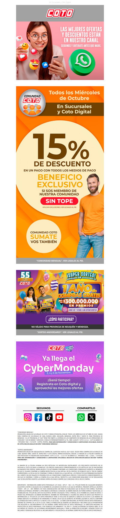 Miércoles de Comunidad 🟠 15% SIN TOPE