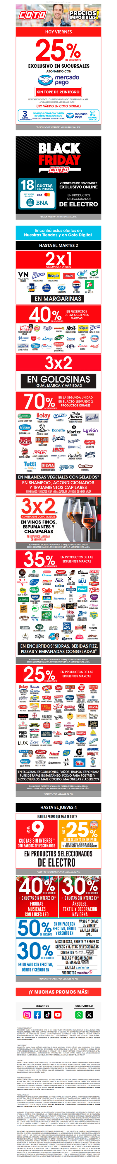 Siii 📣 Viernes + Mercado Pago = 25% OFF