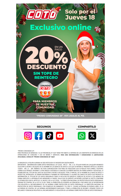 🌟🎄 Celebrá Online: 20% OFF Sin Tope