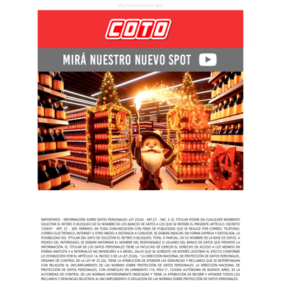 ✨ Vení a conocer la magia de las Fiestas a COTO