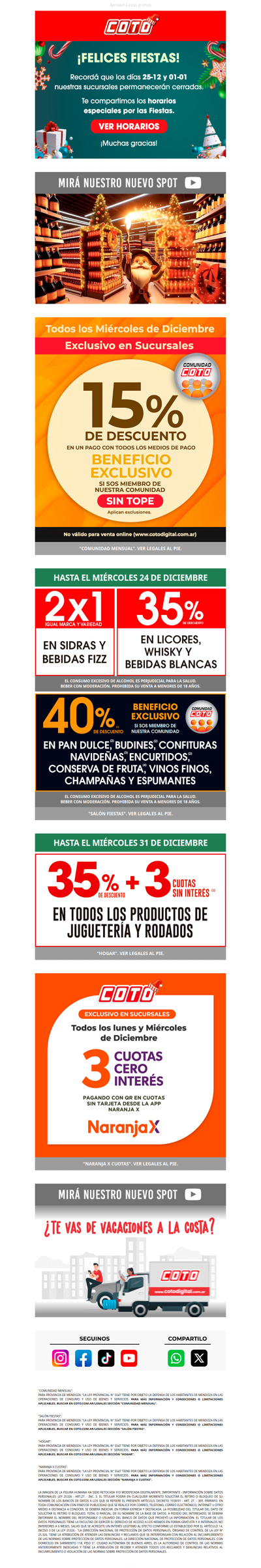 ¿Tenés todo listo? 🎅🏻 ¡Llega la Nochebuena! 🌟